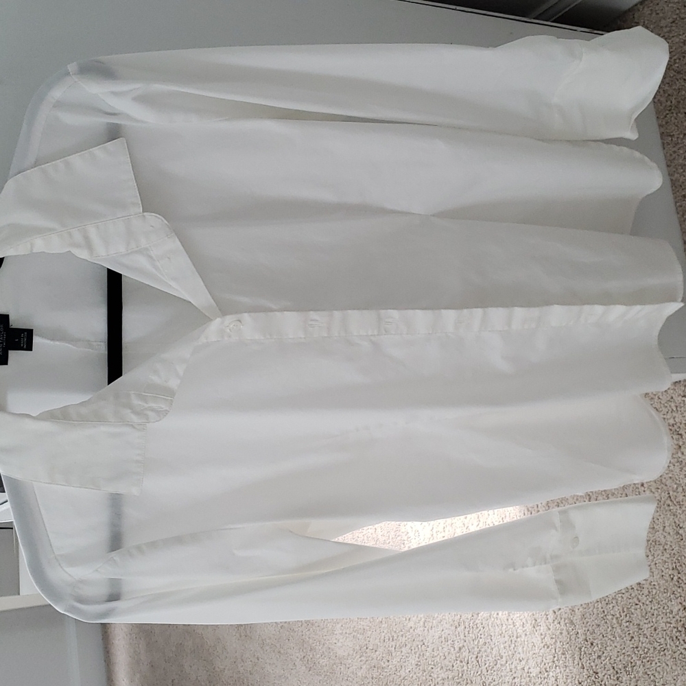 Ann Taylor White Dress Shirt